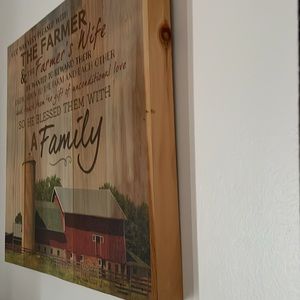 Rustic Farmhouse Wooden Wall Decor
